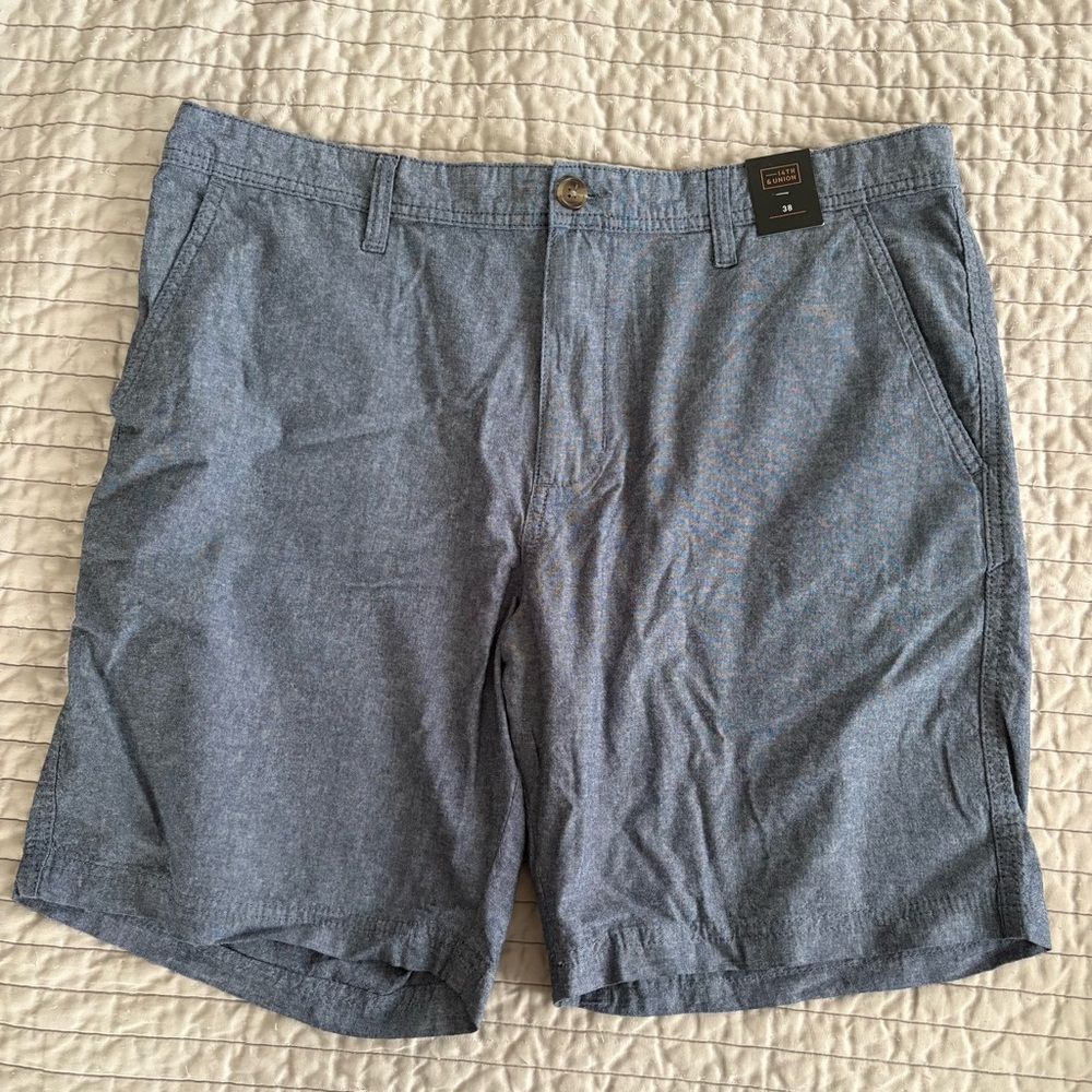Nordstrom 14th and Union Men's Blue Shorts Size 38